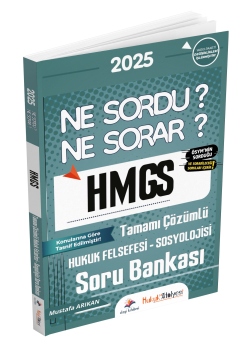 Dizgi Kitap Hukuk Atölyesi HMGS Ne Sordu Ne Sorar Hukuk Felsefesi - Sosyolojisi Tamamı Çözümlü Soru Bankası Mustafa Arıkan