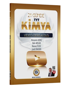 Bilgi Sarmal Yayınları TYT Kimya 21 Günde Video Ders Kitabı