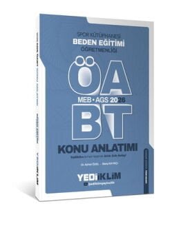 Yediiklim Yayınları 2026 ÖABT MEB-AGS Beden Eğitimi Öğretmenliği Konu Anlatımı