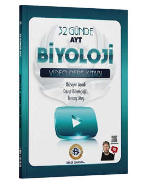 Bilgi Sarmal Yayınları AYT Biyoloji 32 Günde Video Ders Kitabı