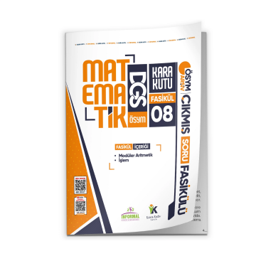 2026 DGS Matematik Kara Kutu Akademik 8.Fasikül ÖSYM Çıkmış Soru İşlem ve Modüler Aritmetik Fasikülü İnformal Yayınları