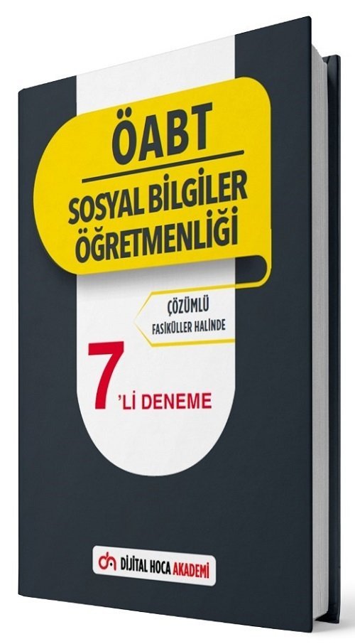 Dijital Hoca 2021 ÖABT Sosyal Bilgiler Öğretmenliği 7 Deneme Çözümlü Dijital Hoca Akademi