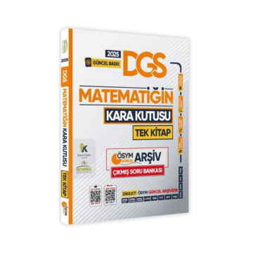 2025 DGS Kara Kutu Matematik TEK KİTAP ÖSYM Arşiv Çıkmış Soru Bankası Konu Özetli Video/PDF Çözümlü İnformal Yayınları