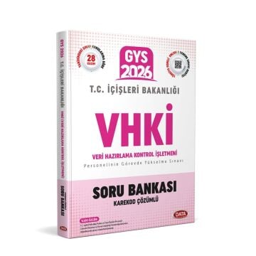 Data Yayınları 2026 T.C. İçişleri Bakanlığı VHKİ GYS Soru Bankası - Karekod Çözümlü