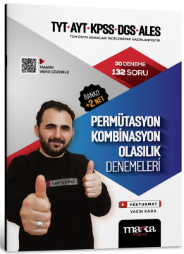 2026 TYT – AYT – KPSS – DGS – ALES Permütasyon Kombinasyon Olasılık Denemeleri Marka Yayınları