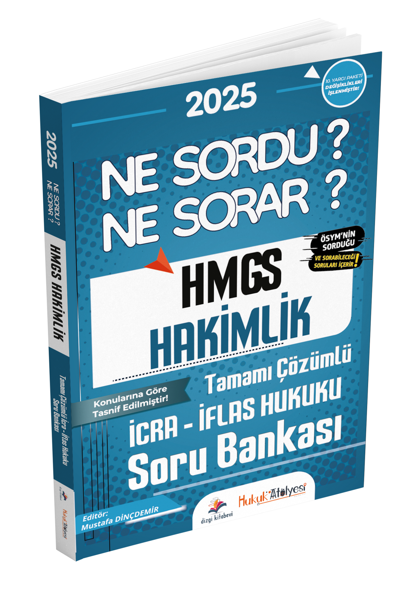 Dizgi Kitap Hukuk Atölyesi HMGS Hakimlik Ne Sordu Ne Sorar İcra İflas Hukuku Tamamı Çözümlü Soru Bankası Mustafa Dinçdemir