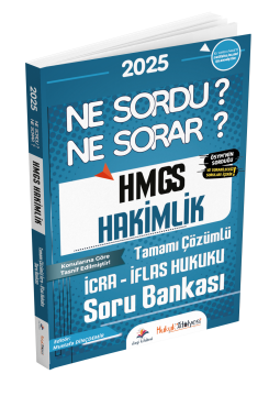 Dizgi Kitap Hukuk Atölyesi HMGS Hakimlik Ne Sordu Ne Sorar İcra İflas Hukuku Tamamı Çözümlü Soru Bankası Mustafa Dinçdemir