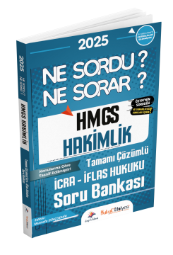 Dizgi Kitap Hukuk Atölyesi HMGS Hakimlik Ne Sordu Ne Sorar İcra İflas Hukuku Tamamı Çözümlü Soru Bankası Mustafa Dinçdemir