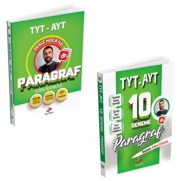 Dizgi Kitap Deniz Hoca Külliyatı Paragraf Soru Bankası+10'lu Deneme Seti 2025