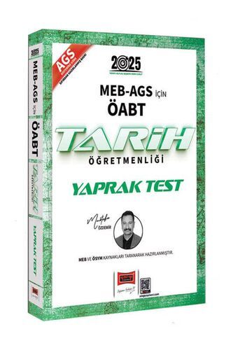 MEB-AGS ÖABT Tarih Öğretmenliği Yaprak Test Yargı Yayınlar