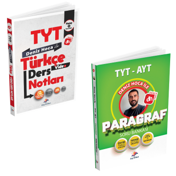 Dizgi Kitap Deniz Hoca Külliyatı Paragraf Soru Bankası + Türkçe Video Ders Notları Seti 2025