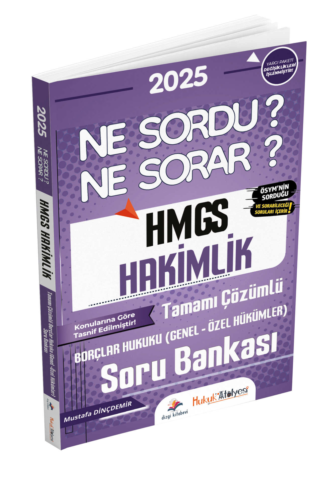 Dizgi Kitap Hukuk Atölyesi HMGS Hakimlik Ne Sordu Ne Sorar Borçlar Hukuku (Genel - Özel Hükümler) Tamamı Çözümlü Soru Bankası Mustafa Dinçdemir