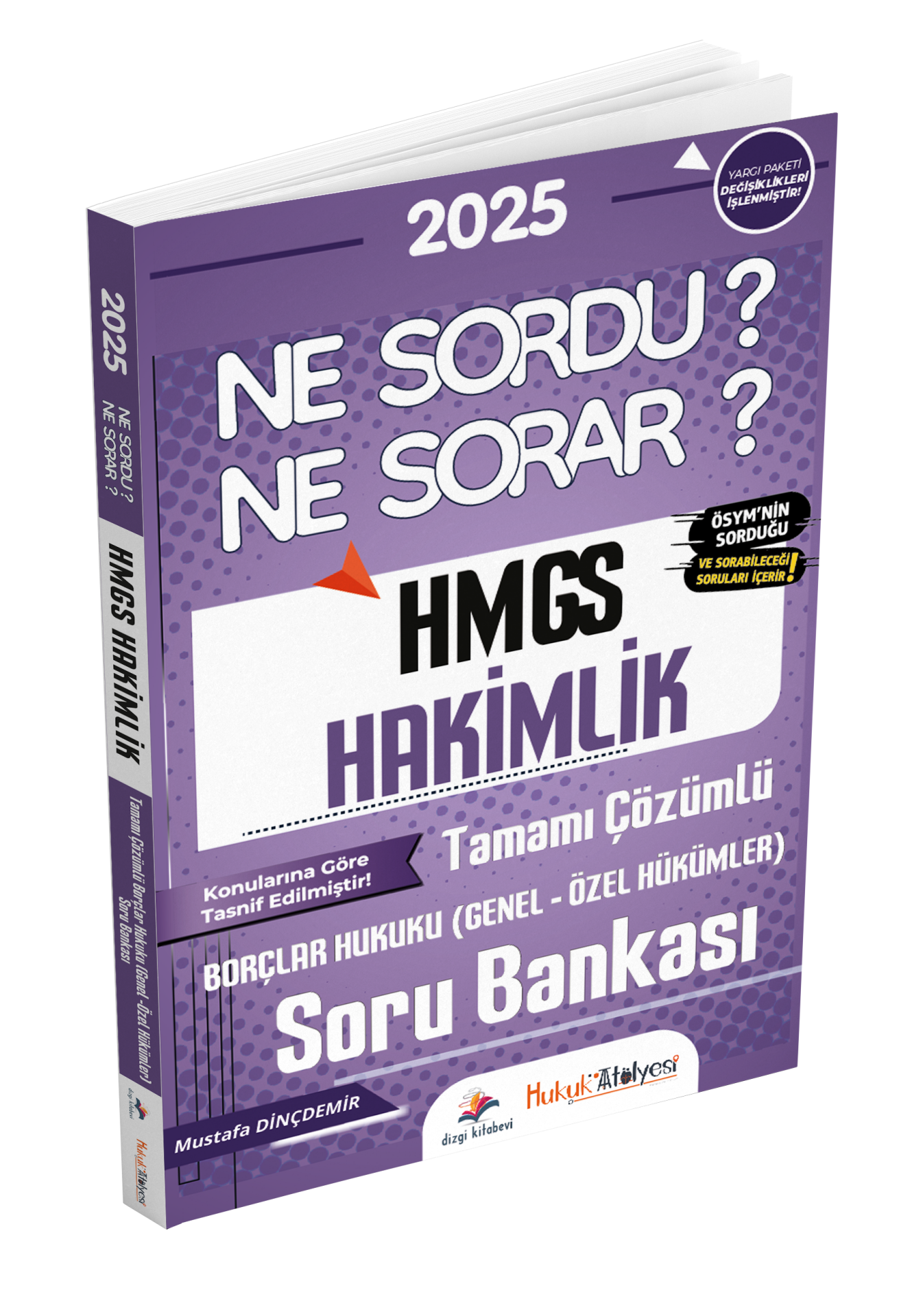 Dizgi Kitap Hukuk Atölyesi HMGS Hakimlik Ne Sordu Ne Sorar Borçlar Hukuku (Genel - Özel Hükümler) Tamamı Çözümlü Soru Bankası Mustafa Dinçdemir
