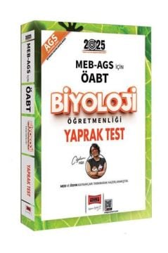 Yargı Yayınları 2025 MEB-AGS ÖABT Biyoloji Öğretmenliği Yaprak Test Çiğdem Yiğit