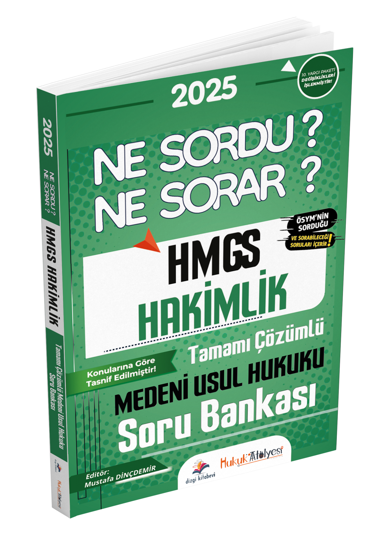Dizgi Kitap Hukuk Atölyesi HMGS Hakimlik Ne Sordu Ne Sorar Medeni Usul Hukuku Tamamı Çözümlü Soru Bankası Mustafa Dinçdemir