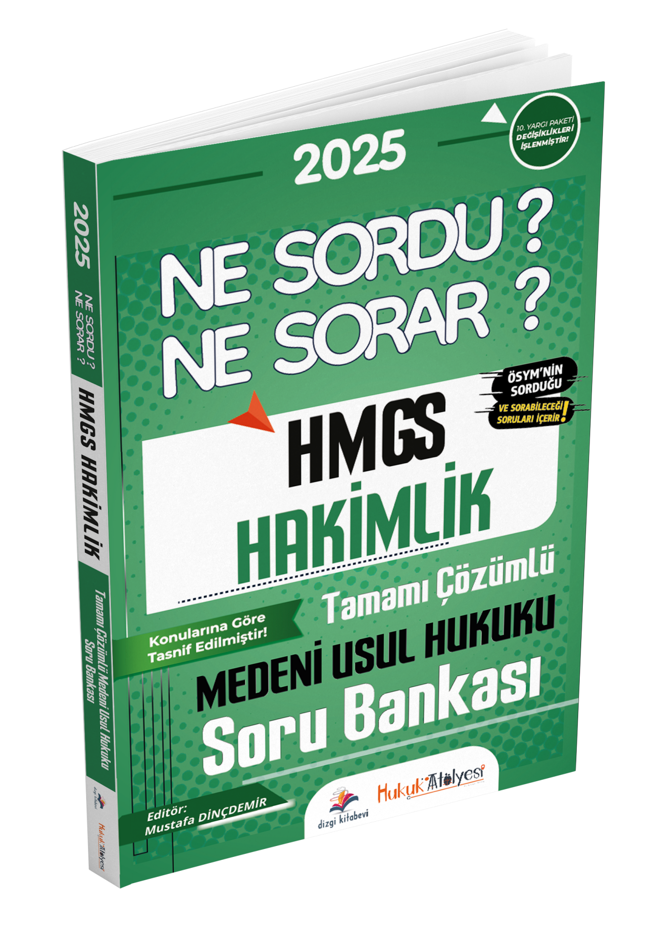 Dizgi Kitap Hukuk Atölyesi HMGS Hakimlik Ne Sordu Ne Sorar Medeni Usul Hukuku Tamamı Çözümlü Soru Bankası Mustafa Dinçdemir