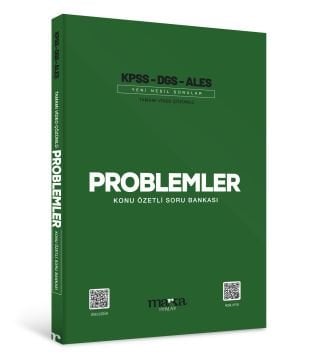 Marka Yayınları 2025 KPSS DGS ALES Problemler Konu Özetli Yeni Nesil Soru Bankası Tamamı Video Çözümlü