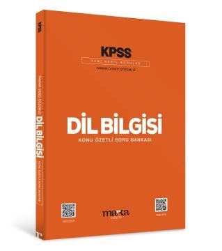 Marka Yayınları 2025 KPSS Dil Bilgisi Konu Özetli Yeni Nesil Soru Bankası Tamamı Video Çözümlü