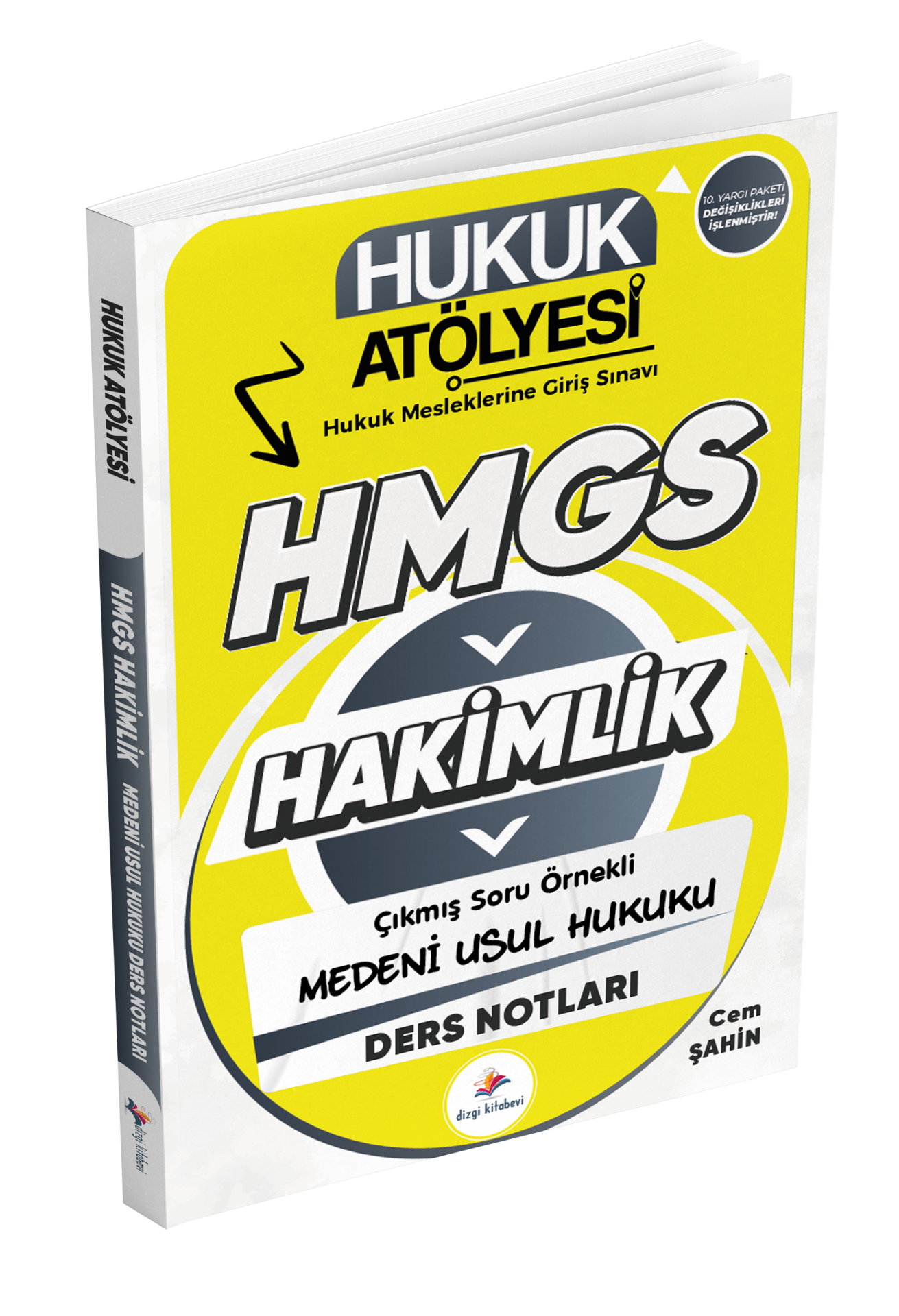 Dizgi Kitap Hukuk Atölyesi Hakimlik HMGS Hukuk Mesleklerine Giriş Sınavı Çıkmış Soru Örnekli Medeni Usul Hukuku Ders Notları Cem Şahin