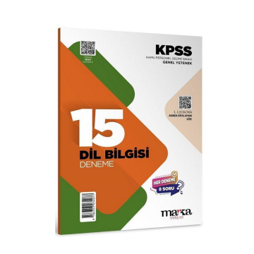 Marka Yayınları 2026 KPSS Dil Bilgisi 15 Deneme Çözümlü