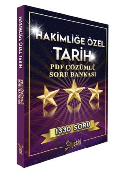 Yetki Yayınları Hakimliğe Özel Tarih Soru Bankası