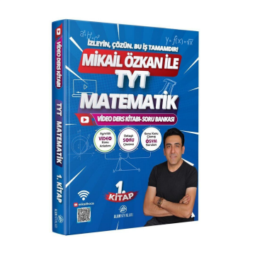 Alan Yayınları Mikail Özkan ile TYT Matematik 1. Video Ders Kitabı Soru Bankası