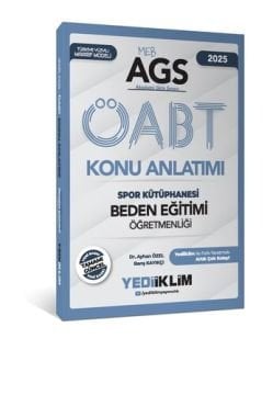 Yediiklim Yayınları MEB-AGS ÖABT Beden Eğitimi Öğretmenliği Spor Kütüphanesi Konu Anlatımı
