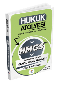 Dizgi Kitap Hukuk Atölyesi HMGS Hukuk Mesleklerine Giriş Sınavı Çıkmış Soru Örnekli Genel Kamu Hukuku Ders Notları Devrim Toklucu