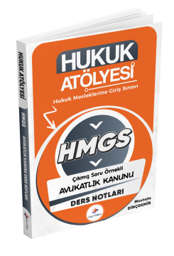 Dizgi Kitap Hukuk Atölyesi HMGS Hukuk Mesleklerine Giriş Sınavı Çıkmış Soru Örnekli Avukatlık Kanunu Ders Notları Mustafa Dinçdemir