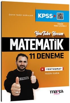 2026 KPSS Matematik 11 Deneme Tamamı Video Çözümlü Yektugmat Marka Yayınları