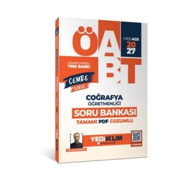 Yediiklim Yayınları 2027 MEB AGS ÖABT Cemre Serisi Coğrafya Öğretmenliği Tamamı Çözümlü Soru Bankası Ramazan KOCAKAYA