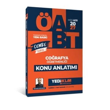 Yediiklim Yayınları 2027 MEB AGS ÖABT Cemre Serisi Coğrafya Öğretmenliği Konu Anlatımı  Ramazan KOCAKAYA
