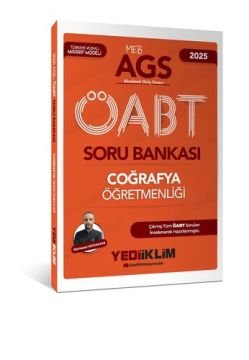 MEB AGS ÖABT Coğrafya Öğretmenliği Soru Bankası Yediiklim Yayınları