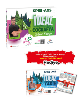 Dizgi Kitap 2026 KPSS MEB AGS İdeal Coğrafya Video Konu Anlatımlı Tekrar Kampı ve İdeal Tarih Video Konu Anlatımlı Tekrar Kampı Seti