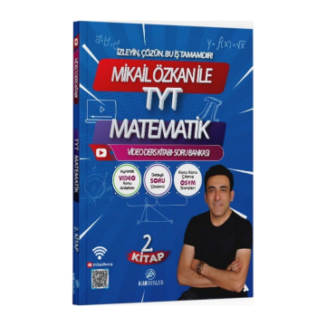 Alan Yayınları Mikail Özkan ile TYT Matematik 2. Video Ders Kitabı Soru Bankası