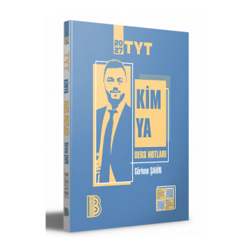 Benim Hocam Yayınları 2027 TYT Kimya Ders Notları Görkem Şahin