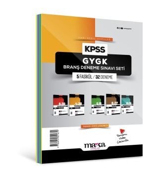 2026 KPSS GYGK Branş Deneme Sınavı Seti 5 Fasikül 32 Deneme Marka Yayınları