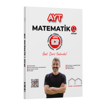 Alan Yayınları Moz Akademi AYT Matematik 1. Kitap Tamamı Çözümlü Soru Bankası