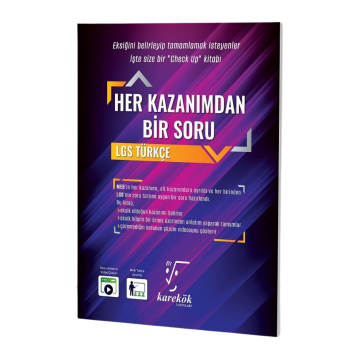 Karekök Yayınları LGS Türkçe Her Kazanımdan Bir Soru