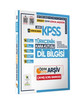 2025 KPSS Türkçenin Kara Kutusu DİL BİLGİSİ ÖSYM Çıkmış Soru Bankası Konu Özetli Video/PDF Çözümlü İnformal Yayınları