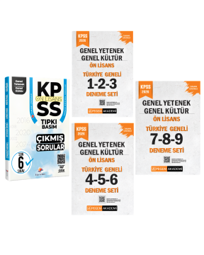 Dizgi Kitap 2026 KPSS Ön Lisans Genel Yetenek Genel Kültür Fasiküller Halinde Son 6 Yıl PDF Çözümlü Tıpkı Basım Çıkmış Sorular ve Pegem Yayınları Lise-Ön Lisans Tamamı Çözümlü Türkiye Geneli 9'lu Deneme Seti