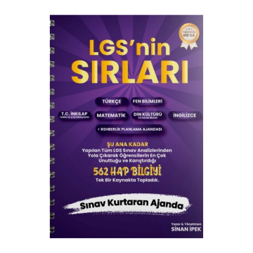 Alan Yayınları 8. Sınıf Tüm Dersler LGS Sırları - Sinan İpek