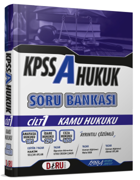 KPSS A Grubu Kamu Hukuku Cilt 1 Soru Bankası