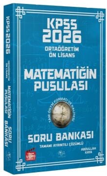 CBA Yayınları 2026 KPSS Lise Ortaöğretim Ön Lisans Matematik Matematiğin Pusulası Soru Bankası Çözümlü - Burak Almasulu CBA Yayınları