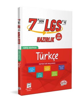 7’DEN LGS’YE HAZIRLIK TÜRKÇE EDİTÖR YAYINLARI