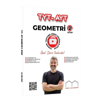Alan Yayınları Moz Akademi TYT AYT Geometri 2. Kitap Tamamı Çözümlü Soru Bankası