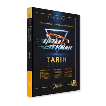 2026 Süper Hızlı Tekrar Kpss Tarih Yetki Yayınları