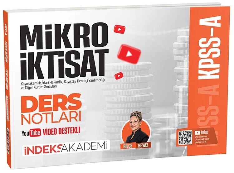 İndeks Akademi KPSS A Grubu Mikro İktisat Video Ders Notları - Bilge Beyaz İndeks Akademi Yayıncılık
