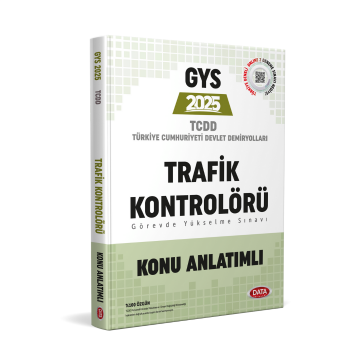 Data Yayınları 2025 GYS TCDD Trafik Kontrolörü Konu Anlatımlı