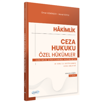 Hakimlik Ceza Hukuku Özel Hükümler 4. Baskı Monopol Yayınları